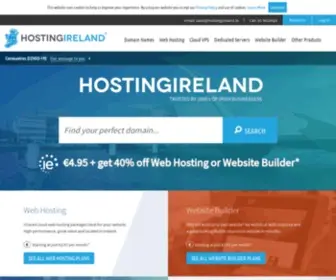 Hostingireland.ie(Hosting Ireland) Screenshot