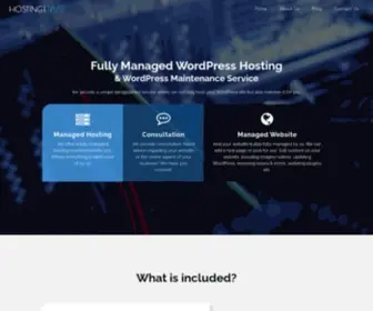 Hostingitrust.com(Managed WordPress Hosting & WordPress Maintenance Services) Screenshot