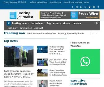 Hostingjournalist.com(The News Source for the Hosting) Screenshot