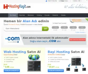 Hostingkayit.com(Web hosting hizmetleri) Screenshot