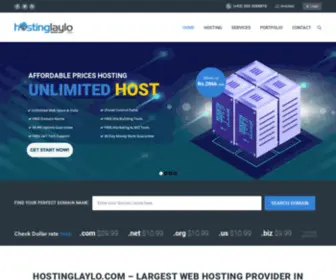 Hostinglaylo.com(Web Hosting Services) Screenshot