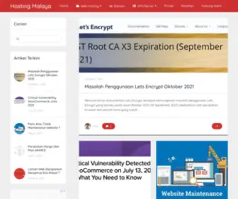 Hostingmalaya.com(Hosting Malaya) Screenshot