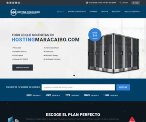 Hostingmaracaibo.com(Hosting en Venezuela) Screenshot