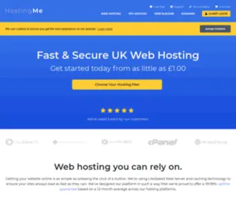 Hostingme.co.uk(Cloud Web Hosting) Screenshot