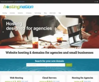 Hostingnation.ca(Shared and Cloud Web Hosting for Agencies and Small Businesses) Screenshot