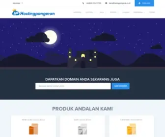 Hostingpangeran.co.id(Hosting Pangeran) Screenshot