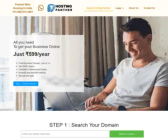 Hostingpanther.in(Best Web Hosting in India) Screenshot