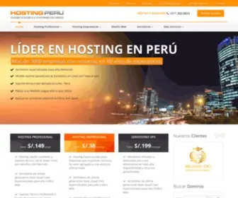 Hostingperu.com.pe(Hosting Perú) Screenshot