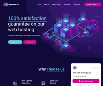 Hostingpk.biz(Web Hosting in Lahore) Screenshot