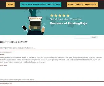 Hostingraja.review(Hosting Raja Review) Screenshot