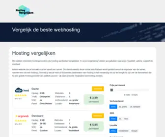 Hostingreview.nl(Vind de Beste WordPress Hosting voor een Snelle WordPress Website) Screenshot