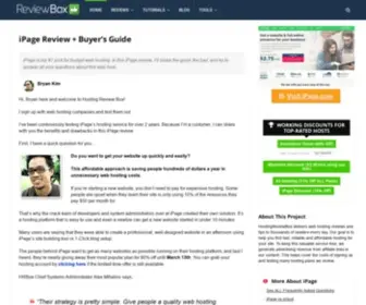 Hostingreviewbox.com(Blog Setup Guide (speed tested and compared to others)) Screenshot