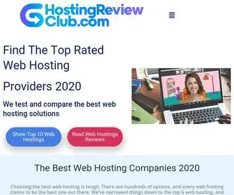 Hostingreviewclub.com(Home) Screenshot