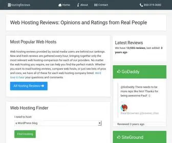 Hostingreviews.website(Website Hosting Reviews by) Screenshot