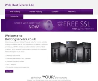 Hostingservers.co.uk(HostingServers) Screenshot