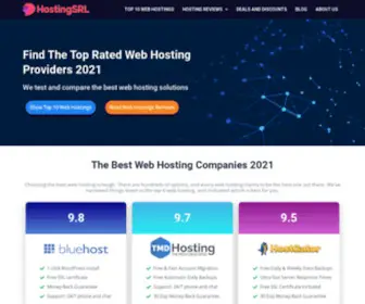 Hostingsrl.com(Home) Screenshot