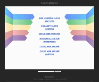 Hostingtalk.co(HostingTalk) Screenshot