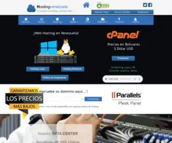 HostingVenezuela.com.ve(Hosting Venezuela) Screenshot