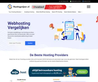 HostingwijZer.nl(Hosting Vergelijken) Screenshot