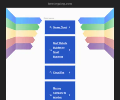 Hostingzing.com(Reliable Web Hosting) Screenshot