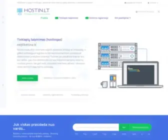 Hostin.lt(Tinklapių talpinimas (hostingas) nuo 0.50€) Screenshot