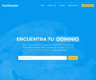 Hostinsane.es(La solución a tus proyectos) Screenshot