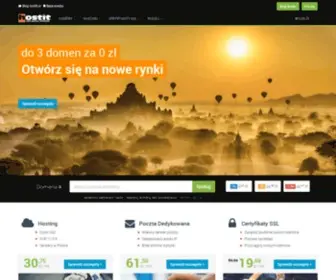 Hostit.pl(Domen i certyfikaty SSL) Screenshot