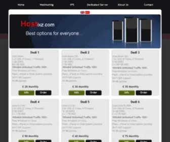 Hostixz.com(Hostixz) Screenshot