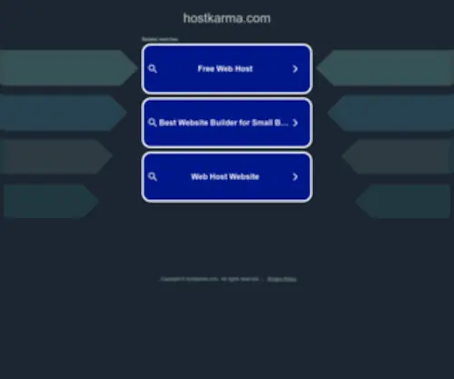 Hostkarma.com(HostKarma) Screenshot