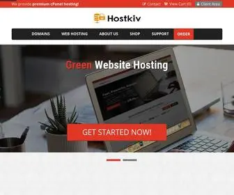 Hostkiv.com(Professional Web Hosting) Screenshot