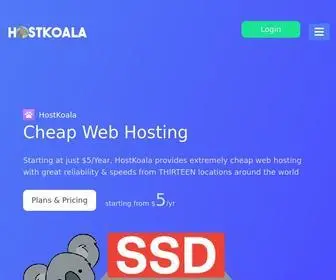 Hostkoala.com(Host Koala) Screenshot
