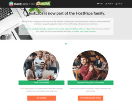 Hostlabs.com(Small Business Web Hosting) Screenshot