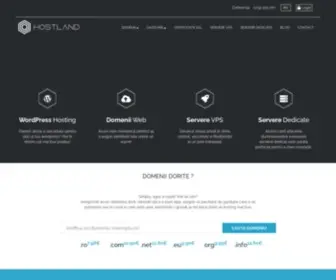 Hostland.ro(Gazduire web) Screenshot