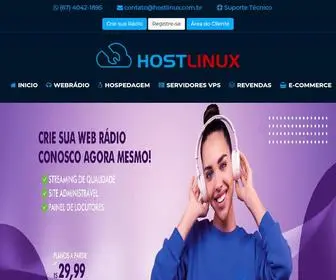 Hostlinux.com.br(Soluções Linux para Negócios) Screenshot