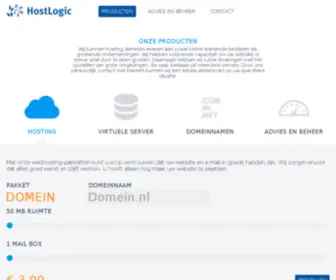 Hostlogic.nl(HostLogic BV) Screenshot