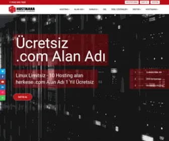 Hostmana.com(Hosting, Reseller Hosting, Domain Registration and Server Solutions) Screenshot