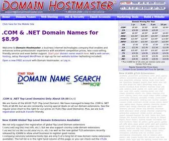 Hostmasternet.com(Domain Hostmaster) Screenshot