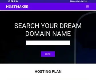 Hostmkr.com(Host Maker) Screenshot