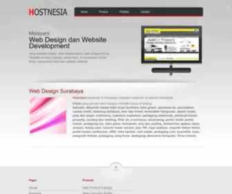 Hostnesia.com(Web Design Surabaya dan Indonesia) Screenshot