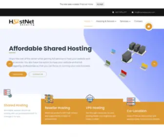 Hostnetsecurity.com(Hostnet Security Sdn Bhd) Screenshot