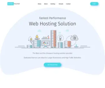 Hostnoah.com(The Best and the budget friendly hosting solution provider) Screenshot