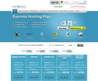 Hostomedia.com(Best Cheap Linux Website Hosting) Screenshot