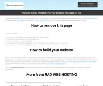 Hostonce.com(RAD WEB HOSTING) Screenshot
