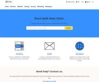 Hostotter.com(Domains, Hosting, Email, Shopping Carts) Screenshot