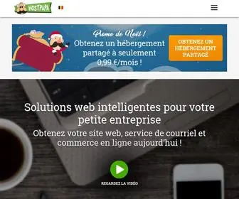 Hostpapa.be(Hébergement web petite entreprise Hosting) Screenshot