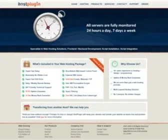 Hostplugin.com(Your one shop stop for web hosting) Screenshot