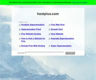 Hostplus.com(Expert Web Hosting Made Simple) Screenshot