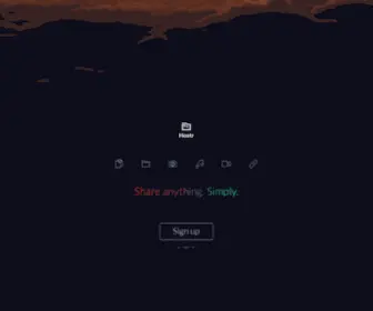 Hostr.co(Instant Sharing) Screenshot