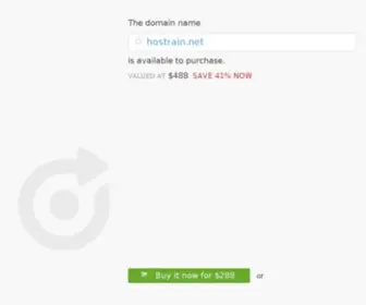Hostrain.net(HTML Meta Tag) Screenshot