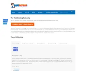 Hostratings.com(Top 10 Web Hosting) Screenshot